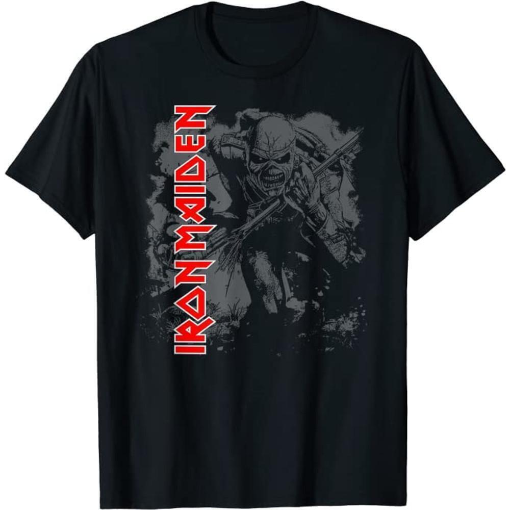 Iron Maiden Hi Contrast Trooper T Shirt